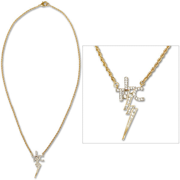 Elvis TLC Necklace – Swarovski Crystal & 18K Gold by Lowell Hays