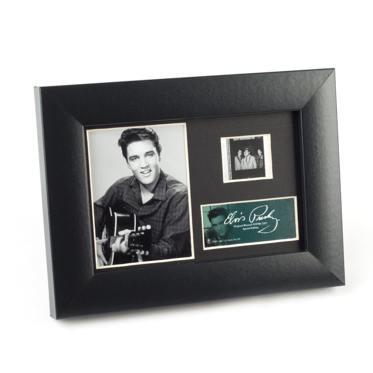 Elvis and His Guitar Framed Filmstrip Presentation
