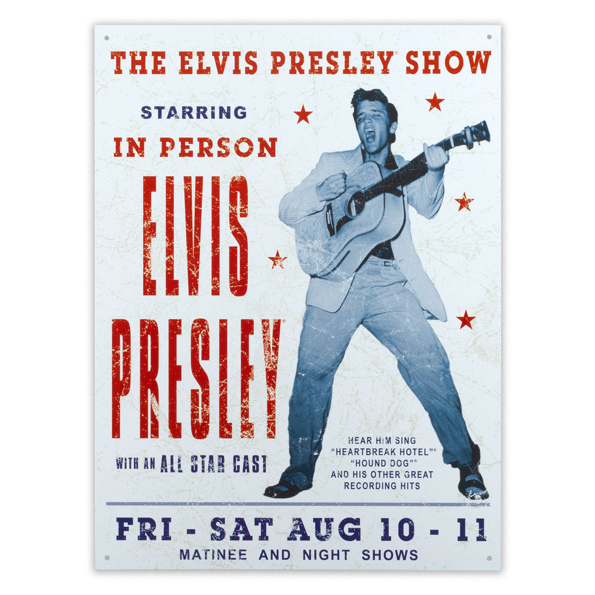 Elvis Presley in Show Sign