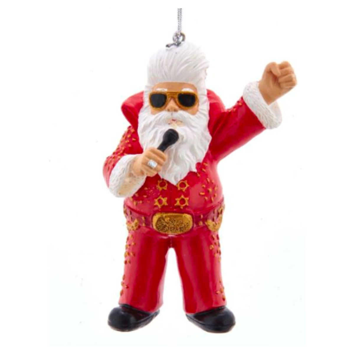 Elvis Santa Ornament