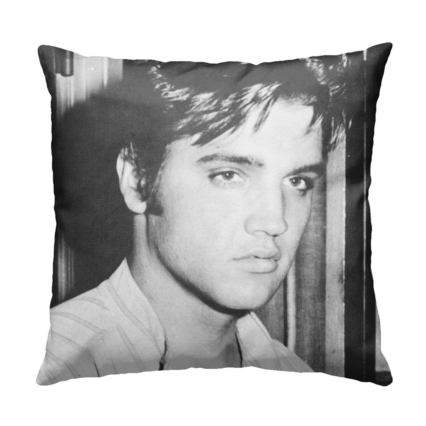 Young Elvis 16 x 16 Throw Pillow