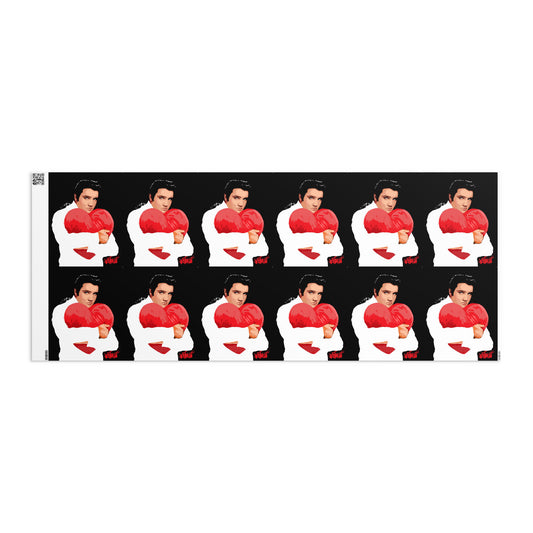 Love, Elvis Gift Wrap - Black