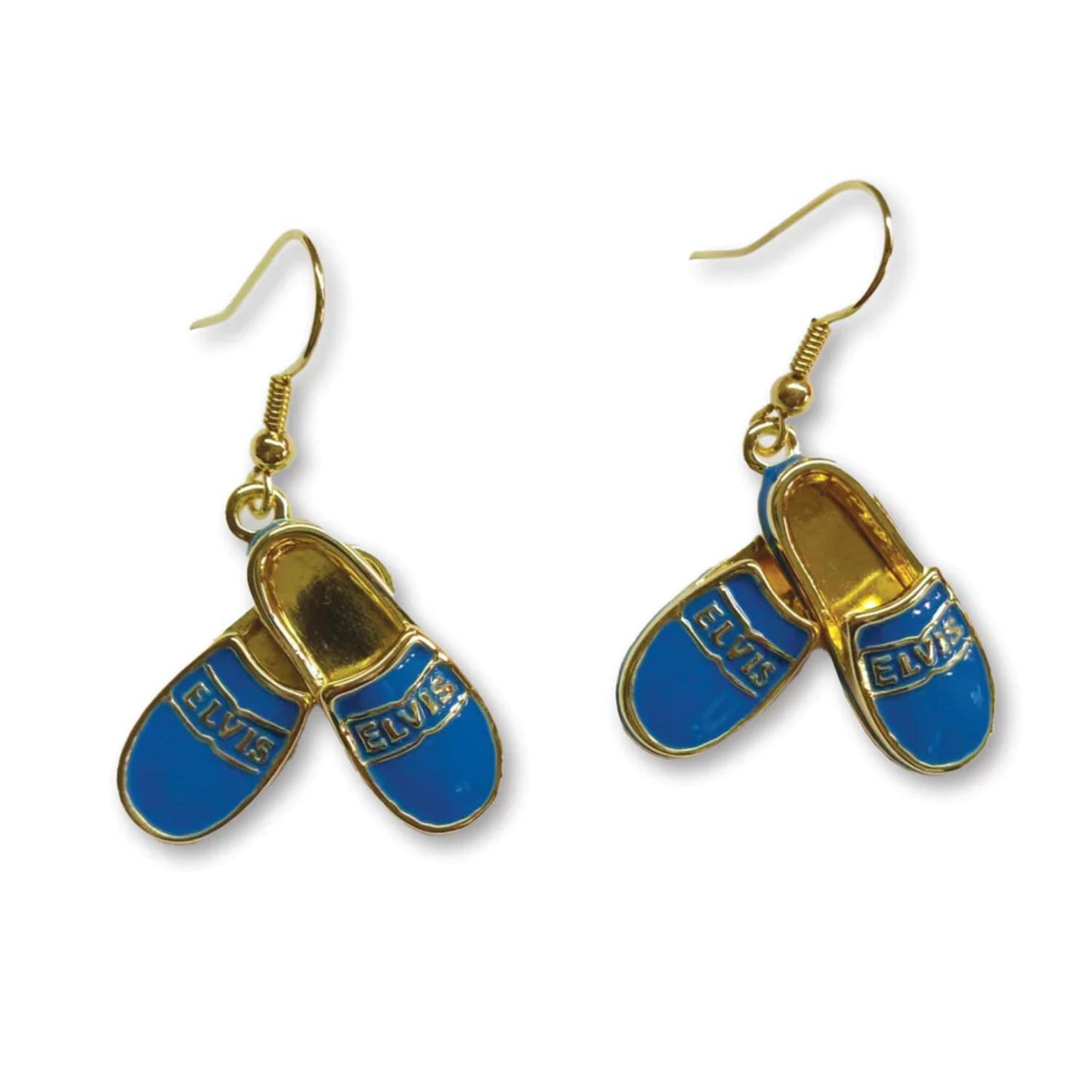 Blue Suede Shoes Earrings