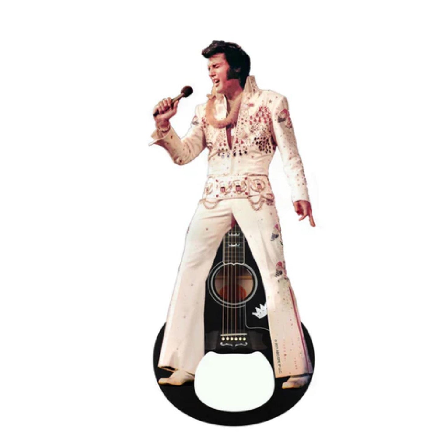 Elvis White Jumpsuit Bottle Opener and Magnet