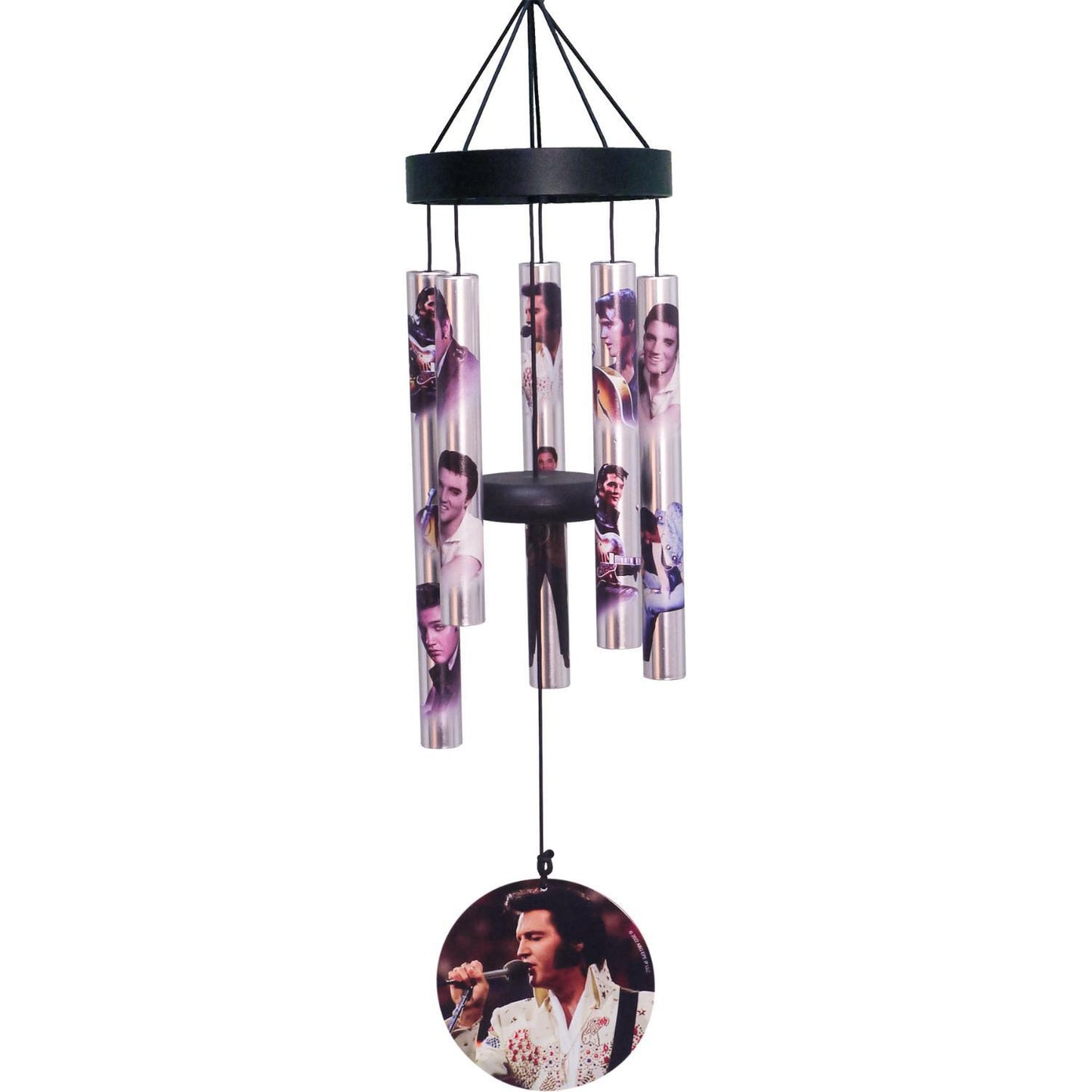 Elvis Collage Metal Wind Chime