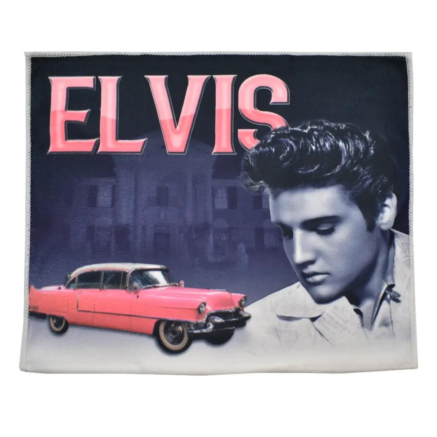 Elvis Pink Caddy Kitchen Towel