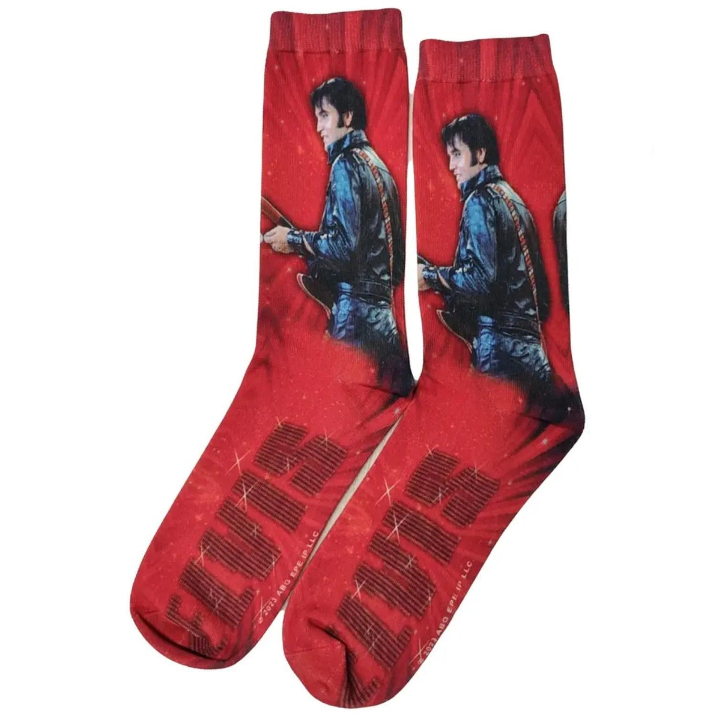 Elvis '68 Red Socks