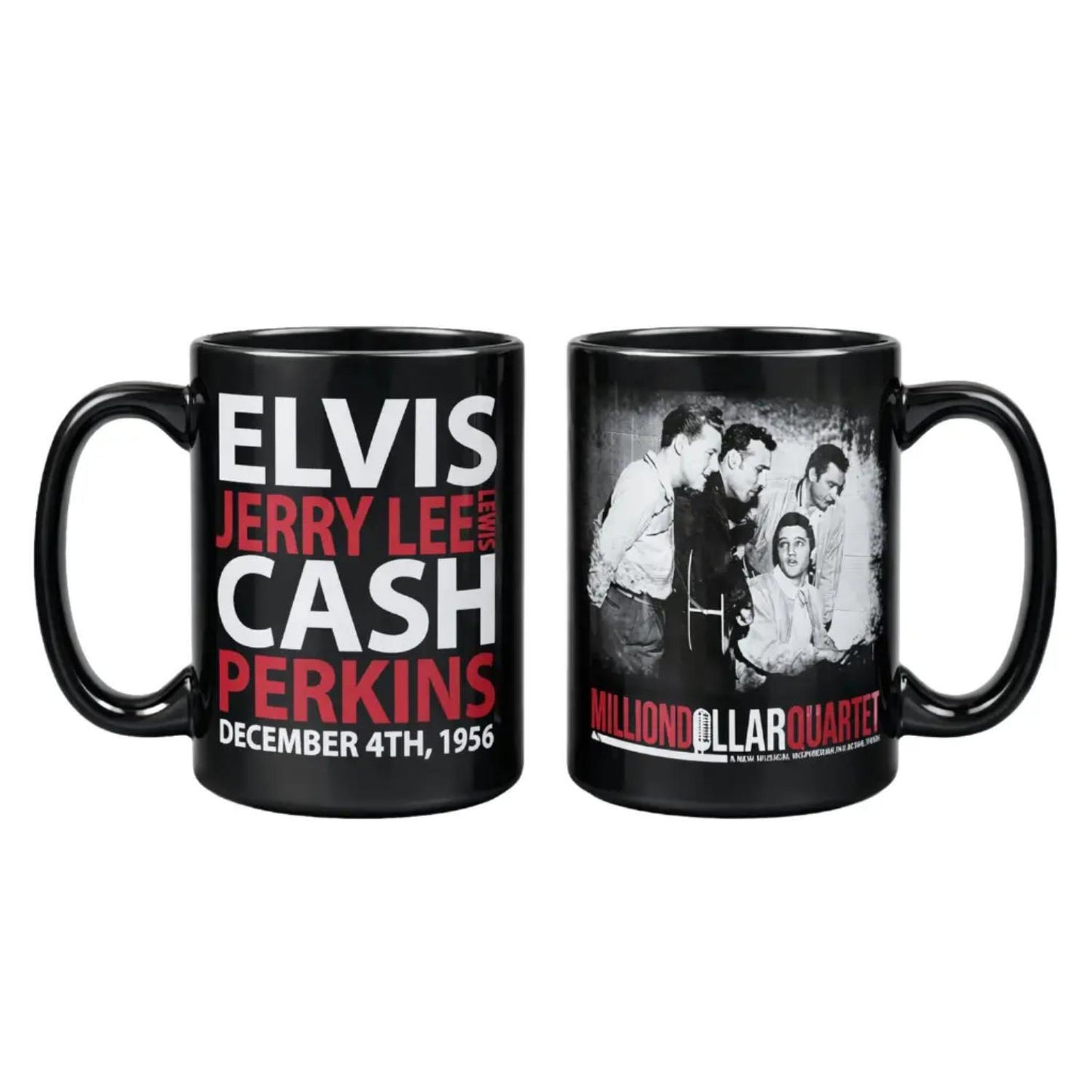 Million Dollar Quartet Black Mug