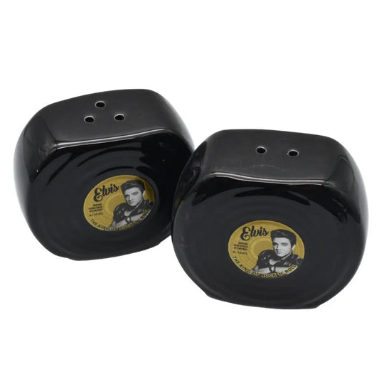 Elvis Gold Records Salt & Pepper Shakers