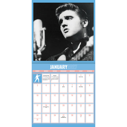 2027 Elvis Presley Wall Calendar