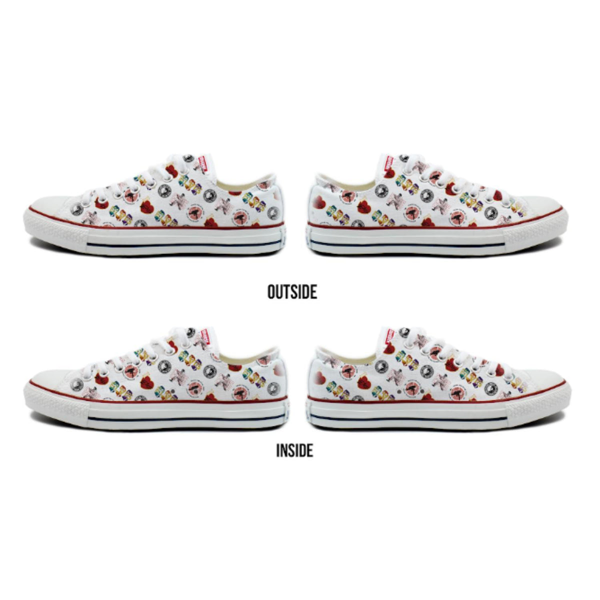 Elvis Presley All-Star Icon Stamp Converse Low-Top Sneakers - A Shop Elvis Exclusive
