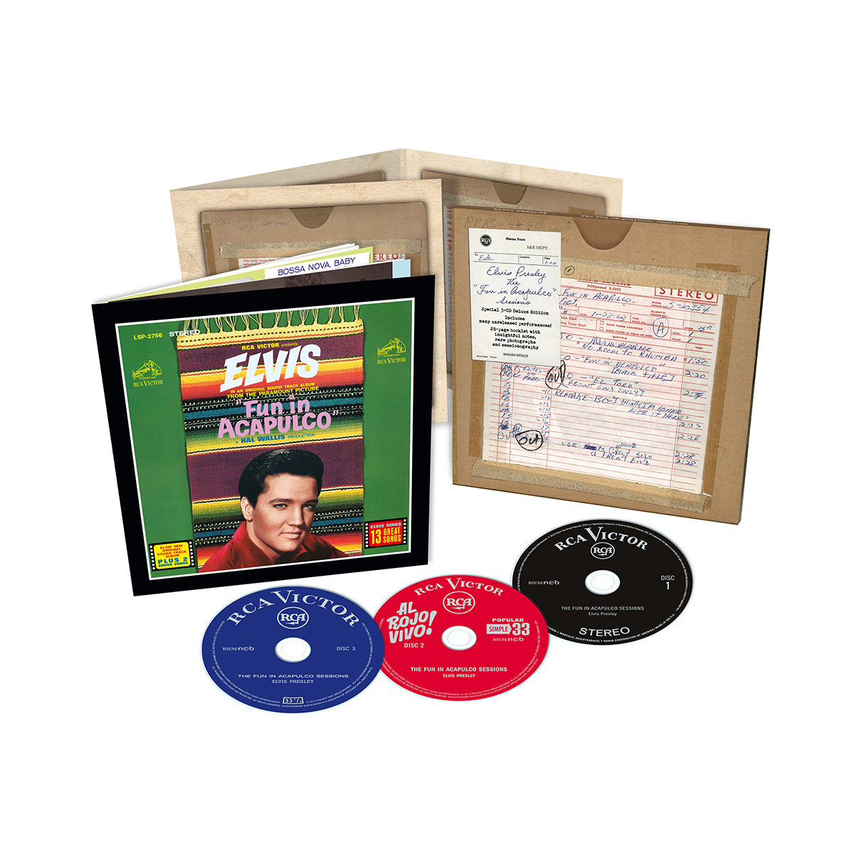 ELVIS - FTD THE FUN IN ACAPULCO SESSIONS (3 CD + BOOK)
