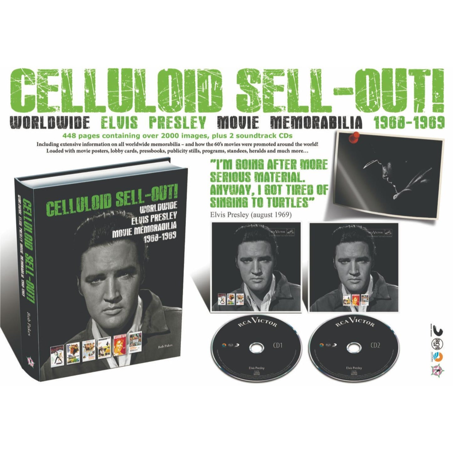 Celluloid Sell-Out 1968 - 1969 FTD Book w / 2CD