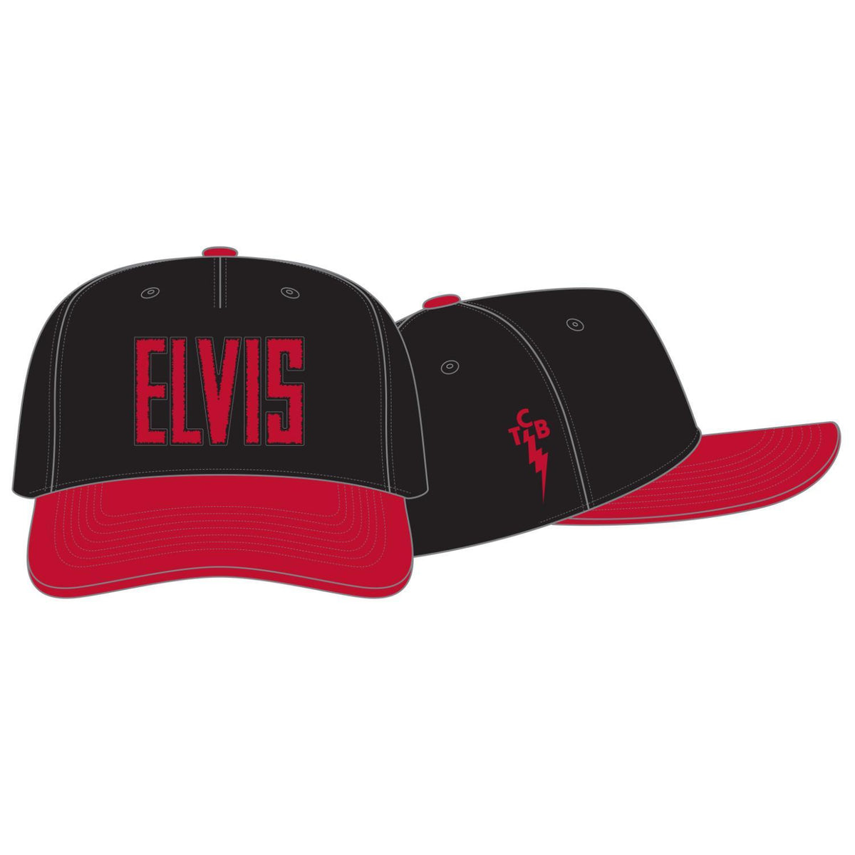 Elvis Chain Stitch Snapback Hat