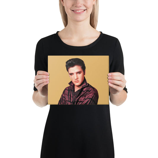Elvis Stare 8" x 10" Canvas Print