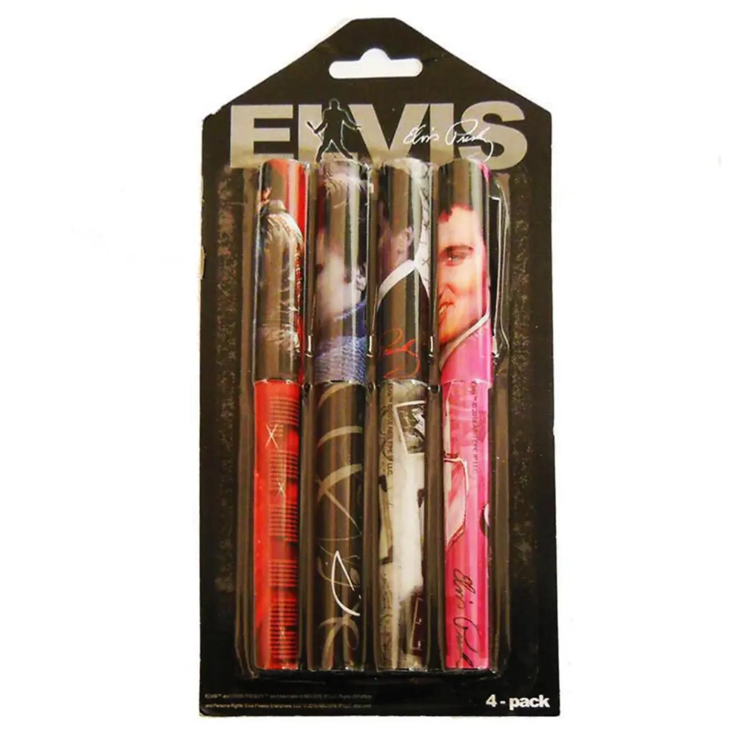 Elvis Presley Set of 4 Ink Pens – Officially Licensed Gift | Shop
