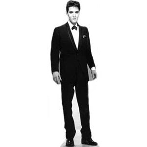 Elvis Presley Black Tuxedo Lifesize Cardboard Stand-Up | Collectible Cutout