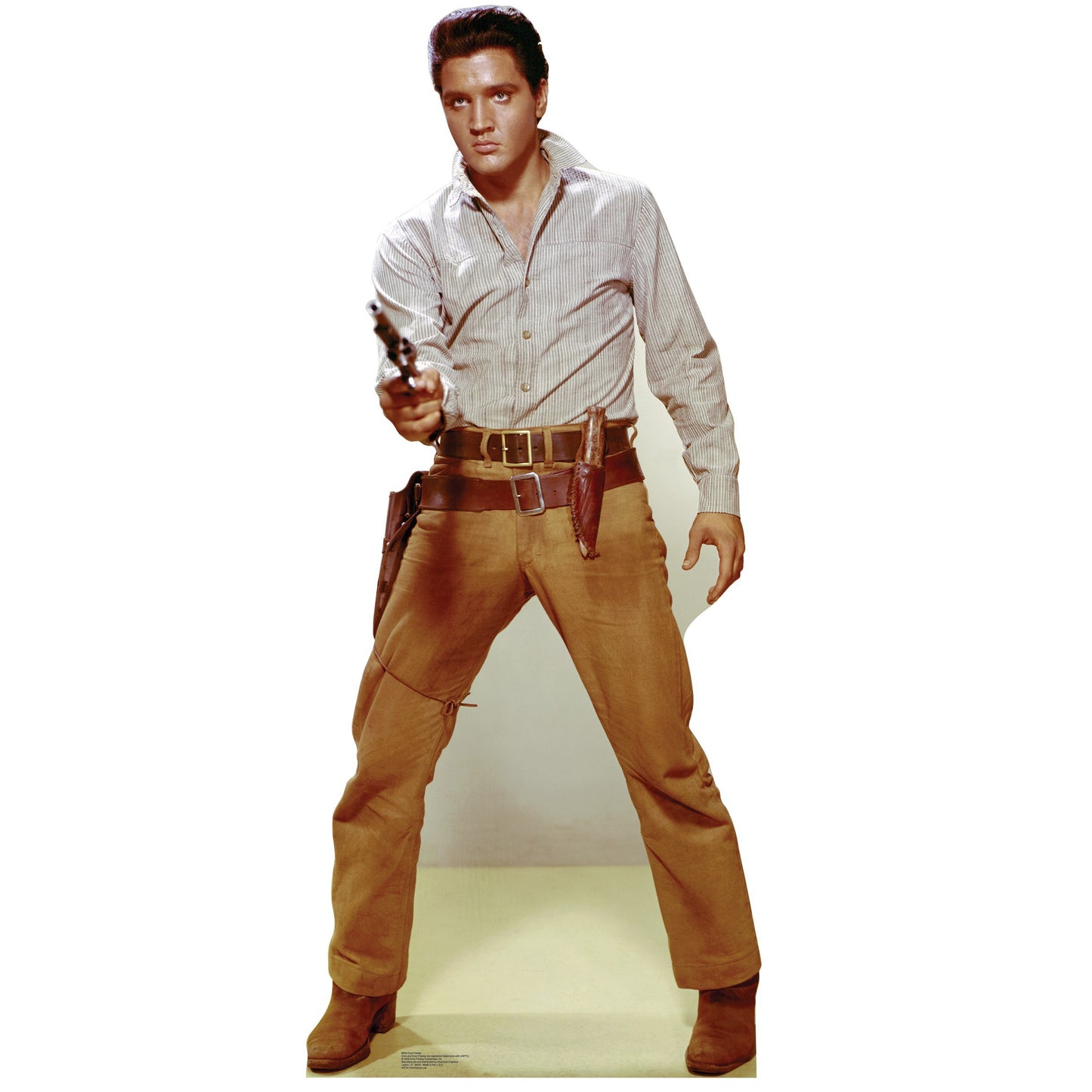 Elvis Presley Gunfighter Lifesize Cardboard Stand-Up | Collectible Cutout