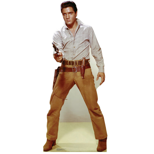 Elvis Presley Gunfighter Lifesize Cardboard Stand-Up | Collectible Cutout