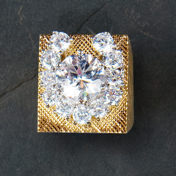 Elvis 18kt Gold Plated Aloha Horseshoe Ring