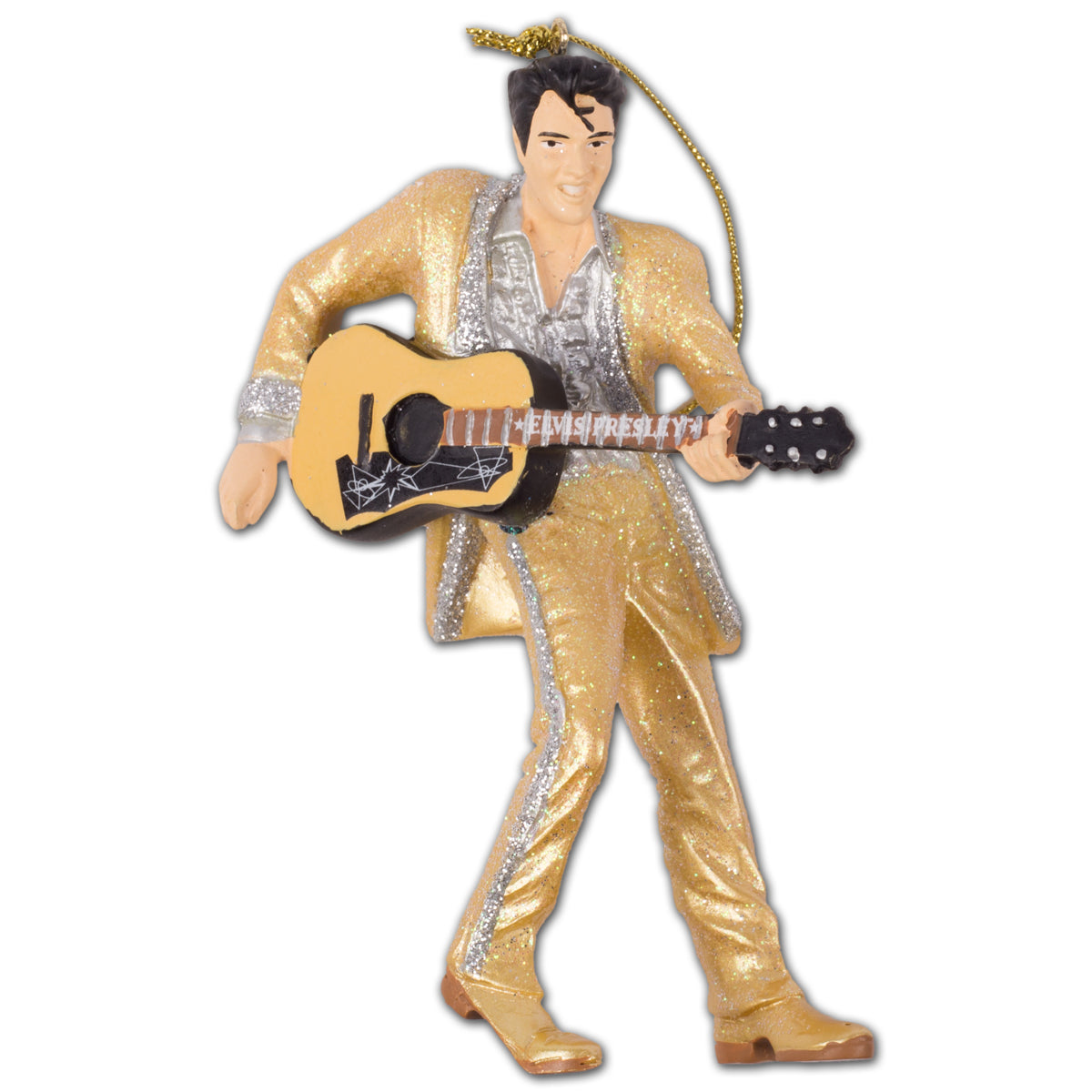 Gold Lame Suit Ornament