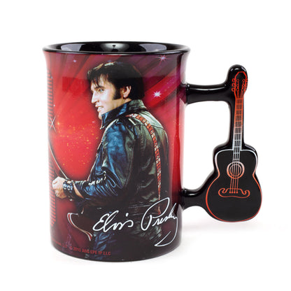 Elvis '68 Special Guitar Handle Mug