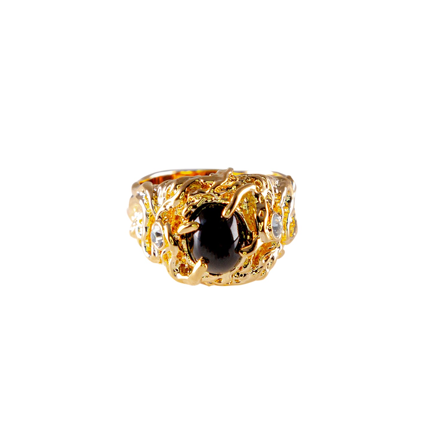 Lowell Hays Black Star Sapphire Ring