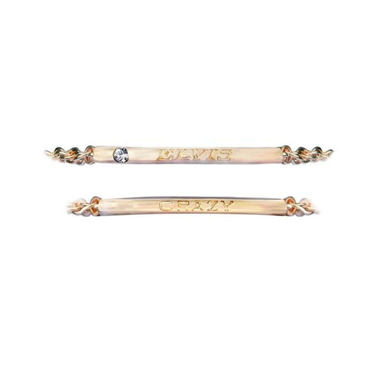 Lowell Hays 18K Gold Plated Crazy Bracelet