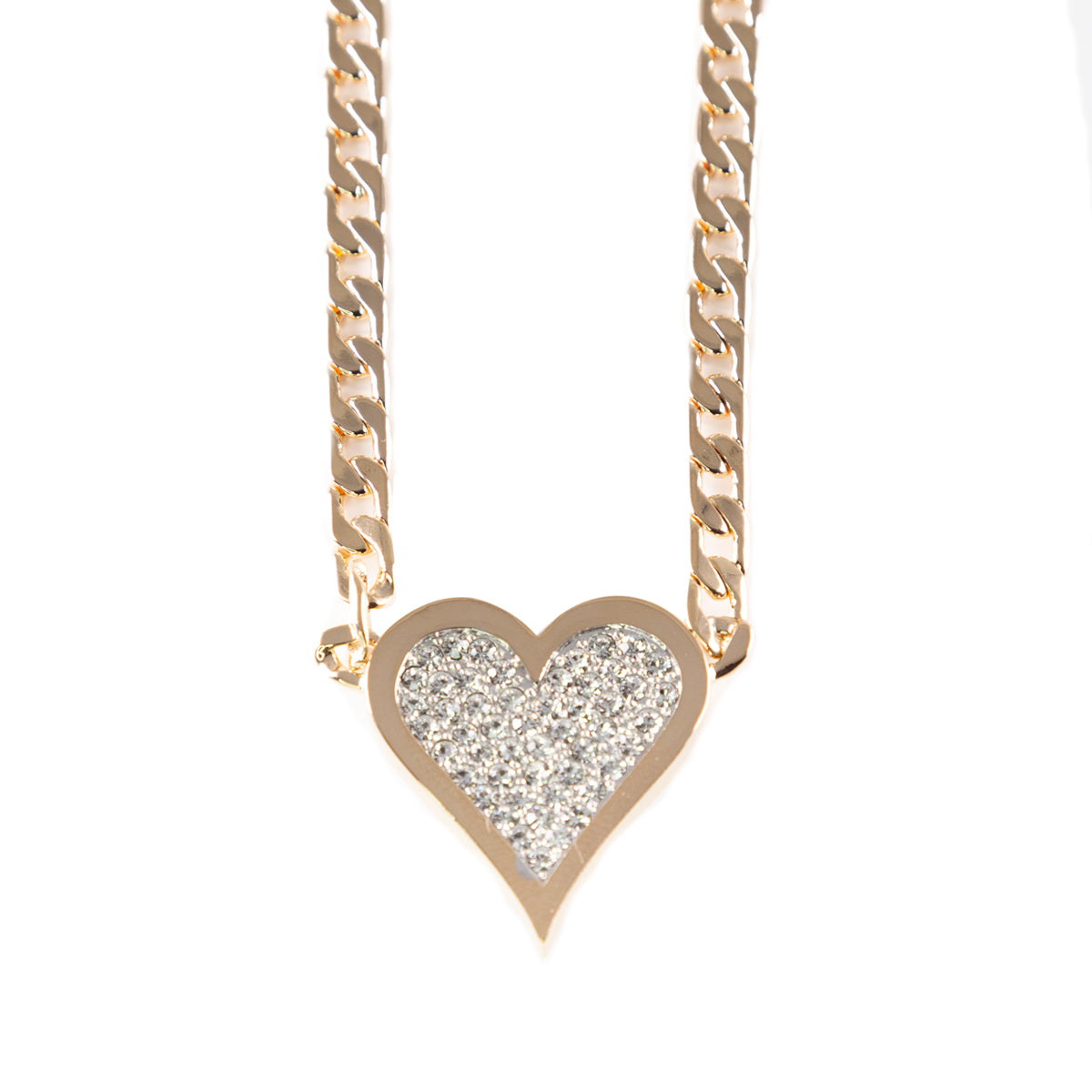 Lowell Hays 18K Gold Plated Heart Necklace