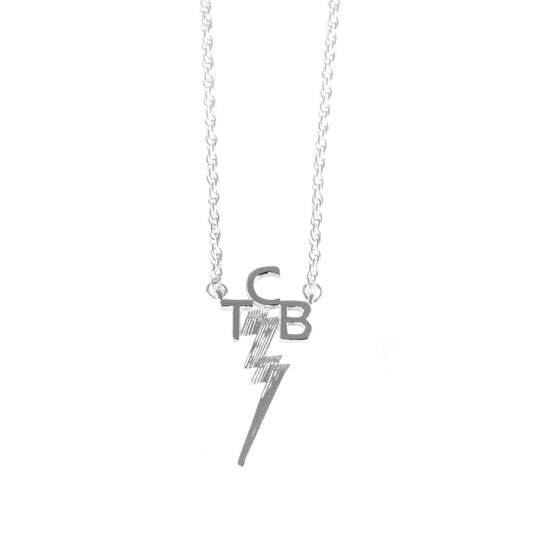 Lowell Hays Sterling Silver Plated TCB Necklace