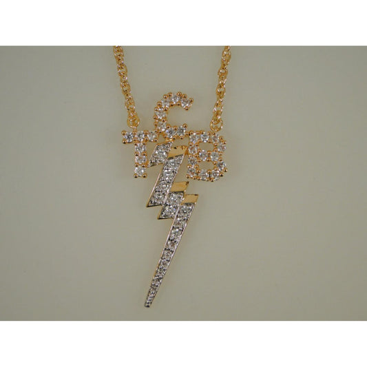 TCB Necklace with CZ Stones