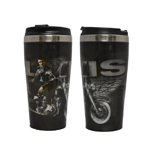 Elvis Motorcycle Travel Mug