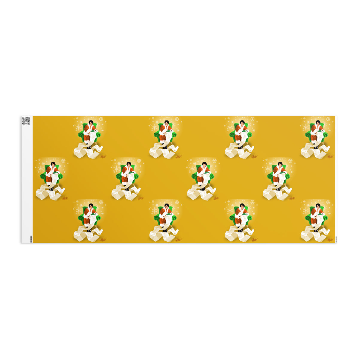 Making His List Gift Wrap
