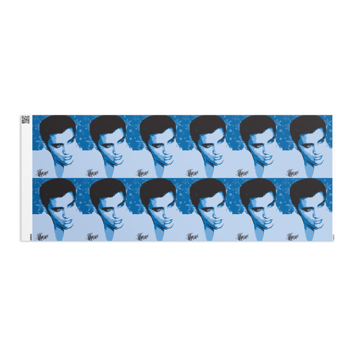 Blue Christmas Gift Wrap