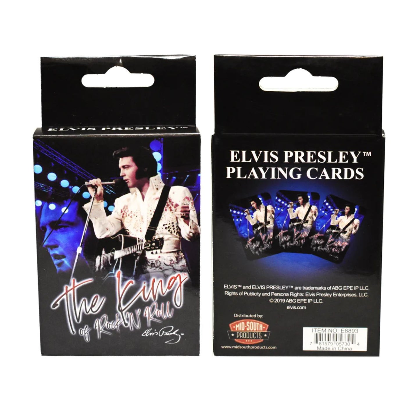 Elvis The King Playing Cards
