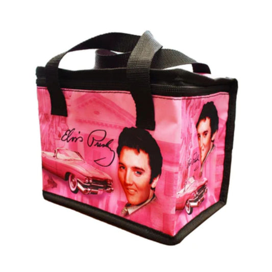 Elvis Pink Cadillac Lunch Bag