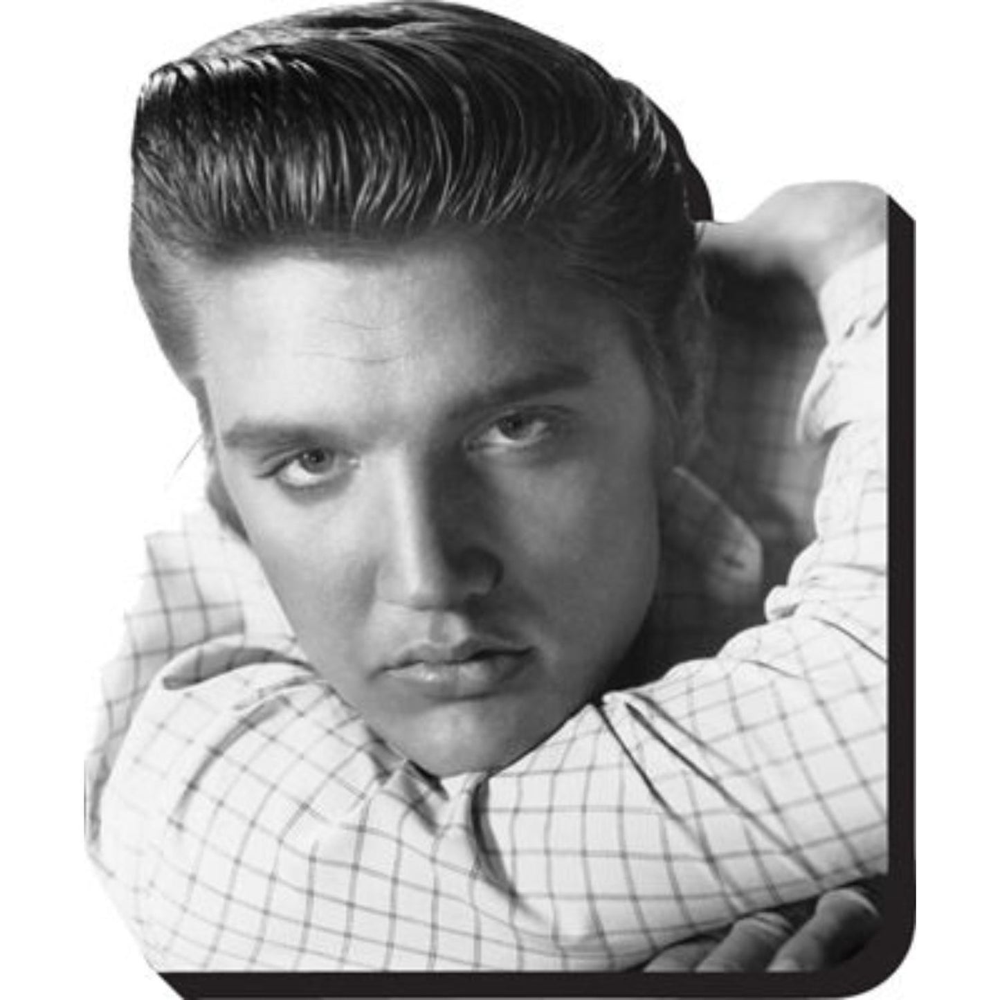 Elvis - Heart Throb Chunky Wood Magnet