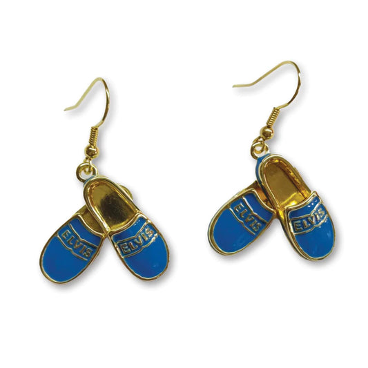 Blue Suede Shoes Earrings