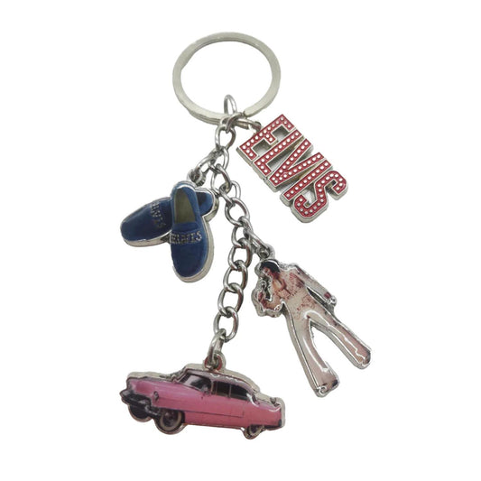 Elvis Icons Dangle Keychain