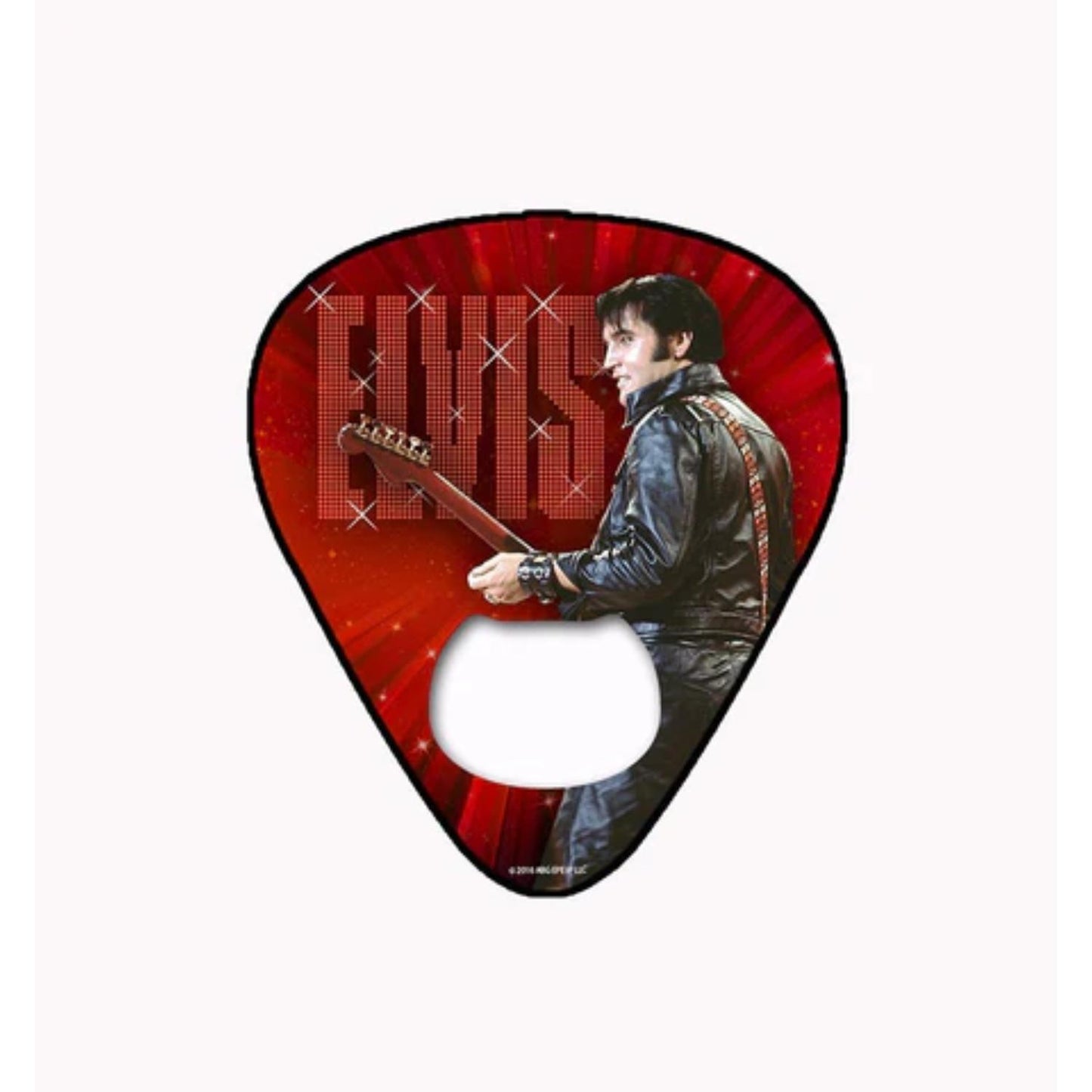 Elvis Guitar Pick '68 Bottle Opener and Magnet