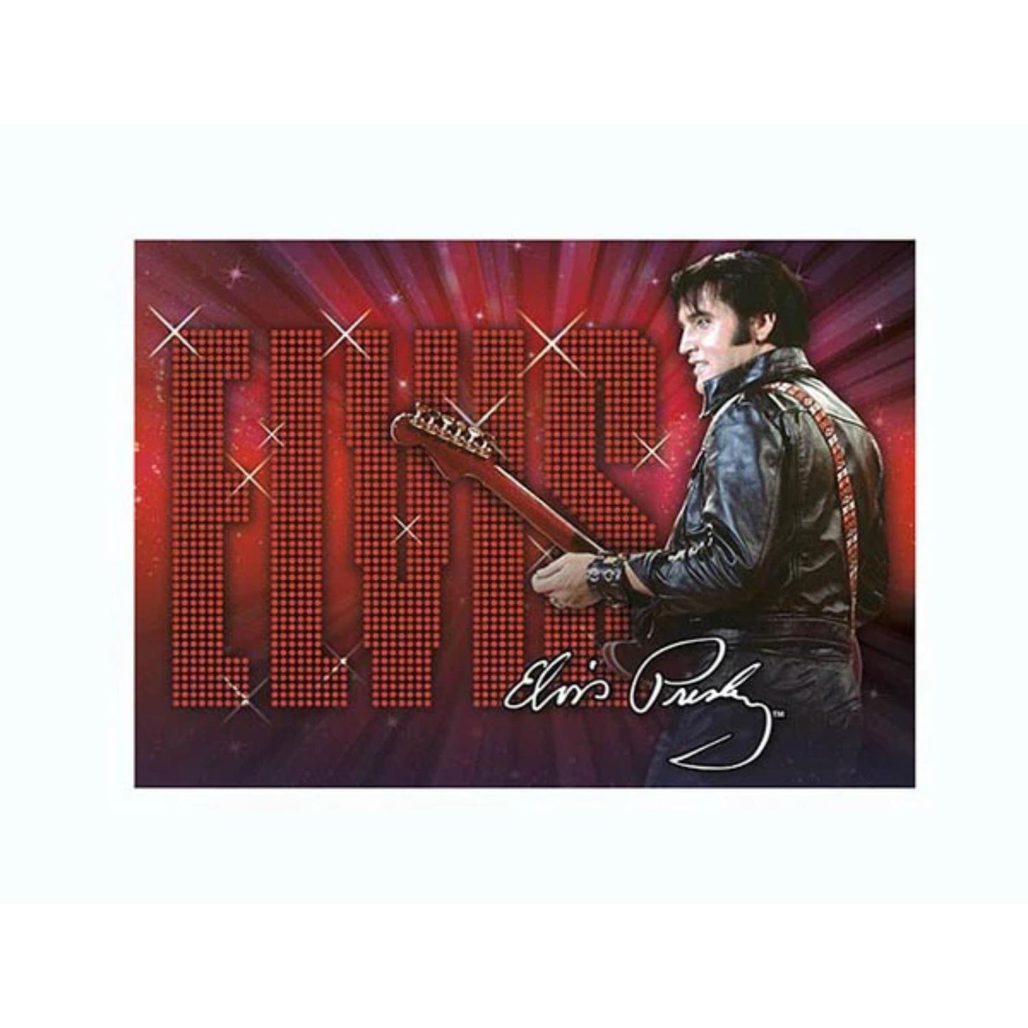 Elvis '68 Name In Lights Magnet