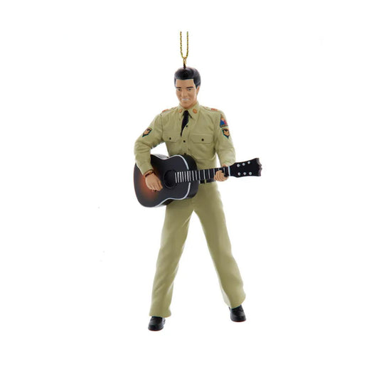 Elvis GI Blues Figure Ornament