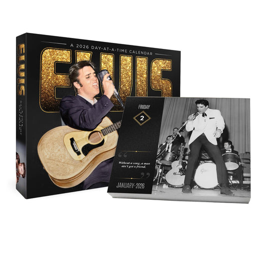 2026 Elvis Presley Day-at-a-Time Box Calendar