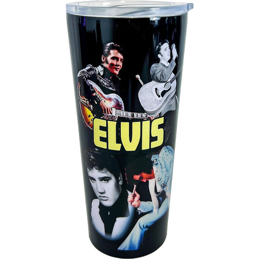 Elvis Collage 22 oz Stainless Steel Travel Mug