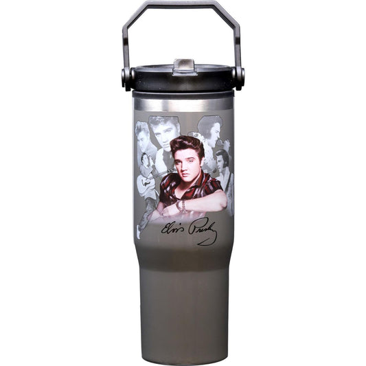 Elvis Collage 30oz Stainless Steel Bottle