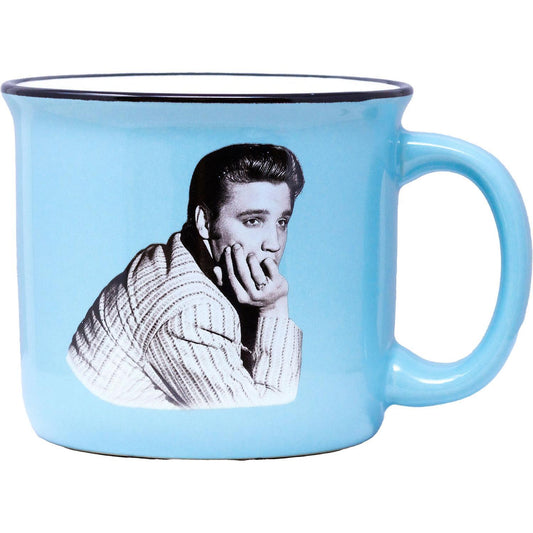 Elvis Blue Camper Mug