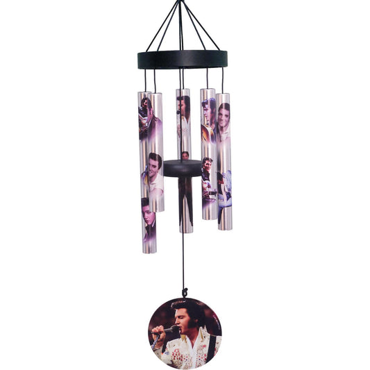 Elvis Collage Metal Wind Chime