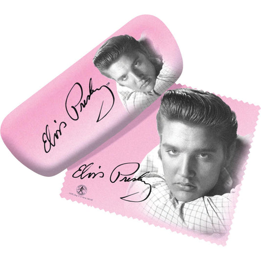 Elvis Pink Eyeglass Case