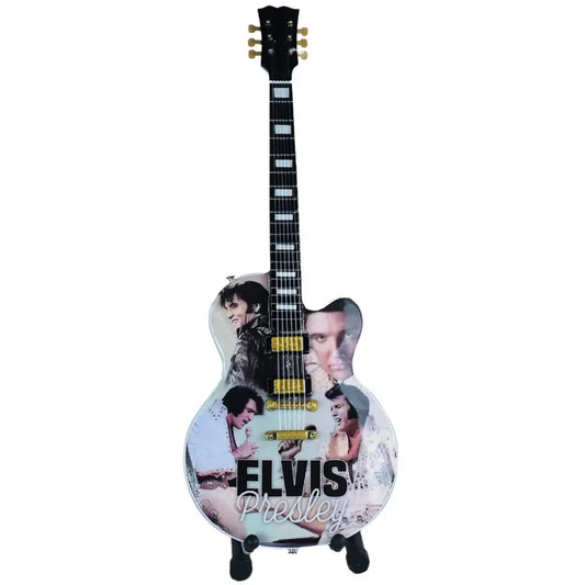 Elvis 10" Tall Collage Guitar with Stand