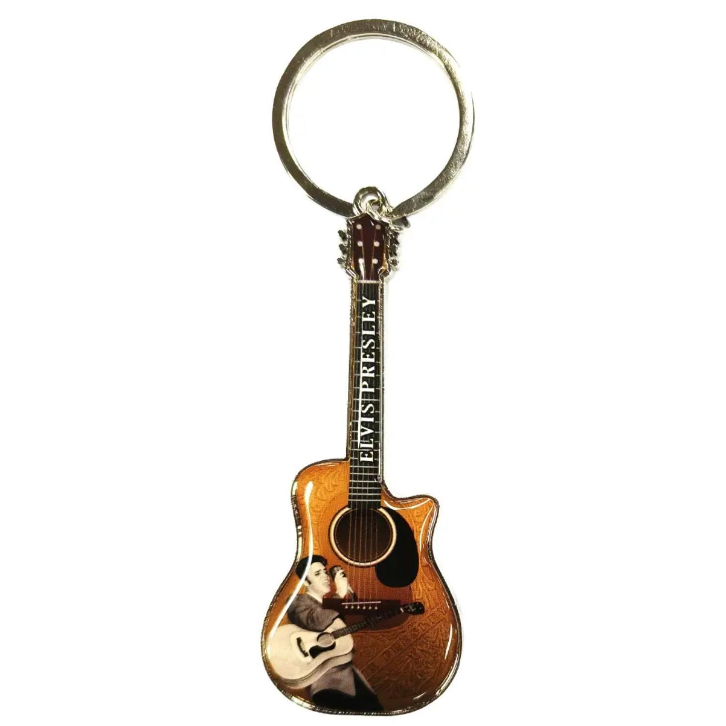 Elvis Guitar Keychain